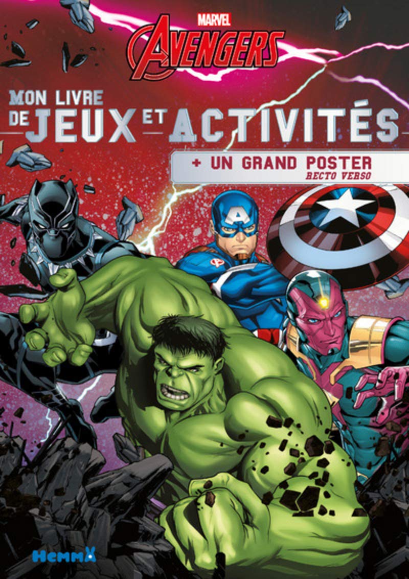 Marvel Avengers - Mon livre de Jeux et Activités + un grand poster