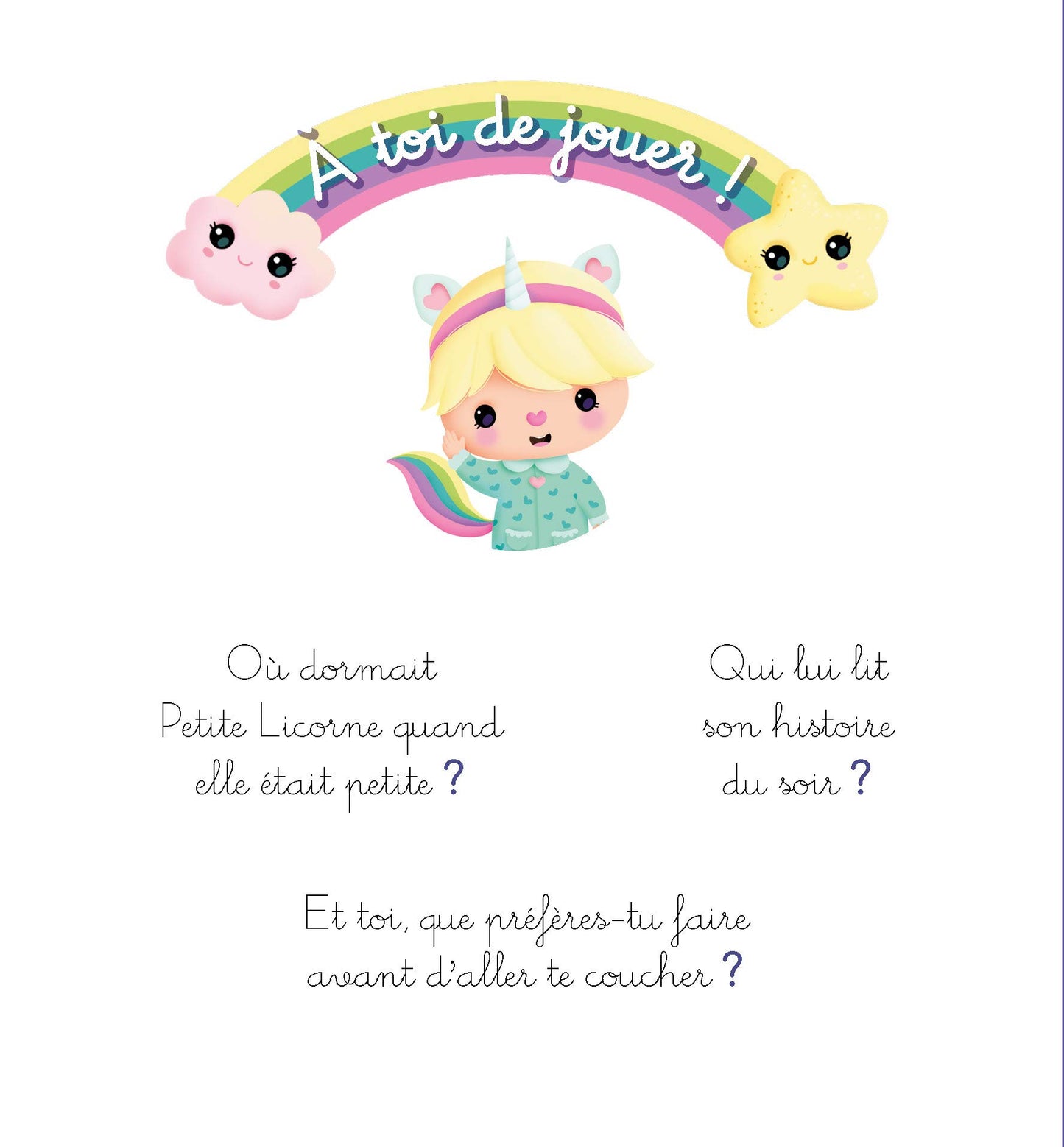 Petite licorne va se coucher