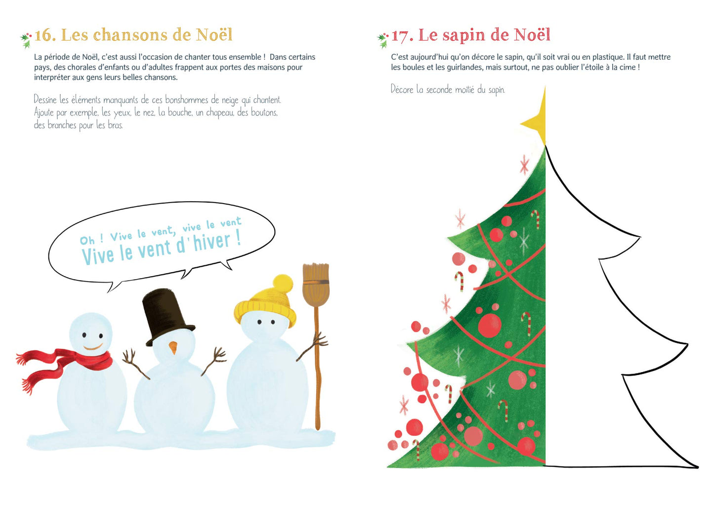 Activités et créations en attendant Noël: Un poster offret