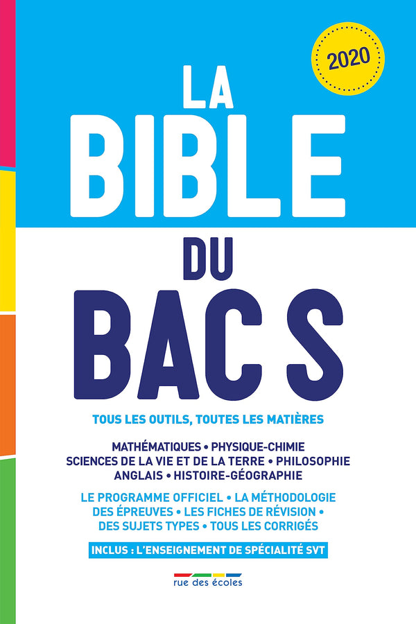 La bible du bac S 2020: Tous les outils, toutes les matières