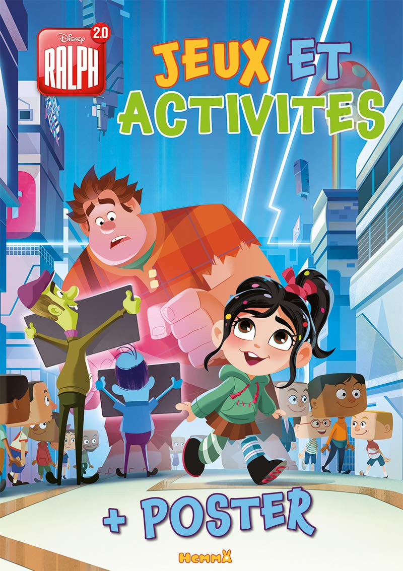 Disney Ralph 2.0 - Jeux et Activités + un grand poster