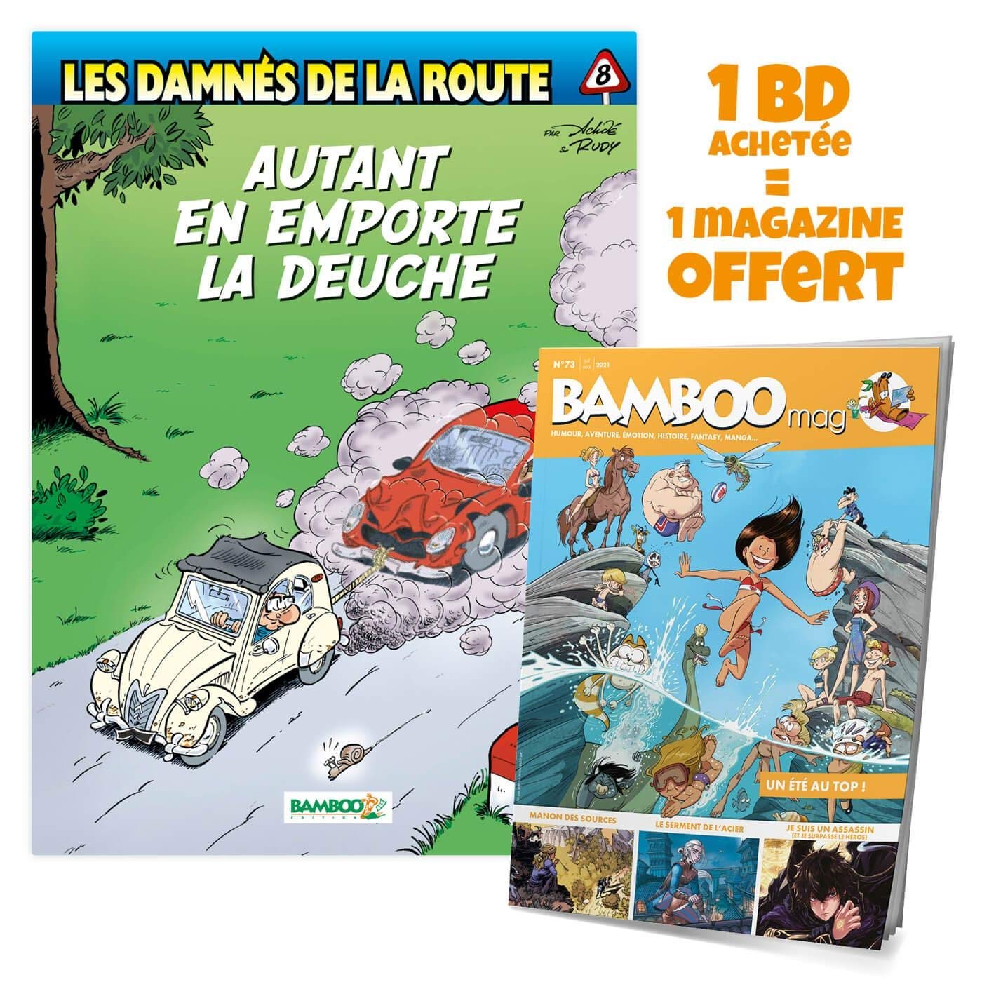 Les Damnés de la route - tome 08 + Bamboo mag offert: Autant en emporte la deuche