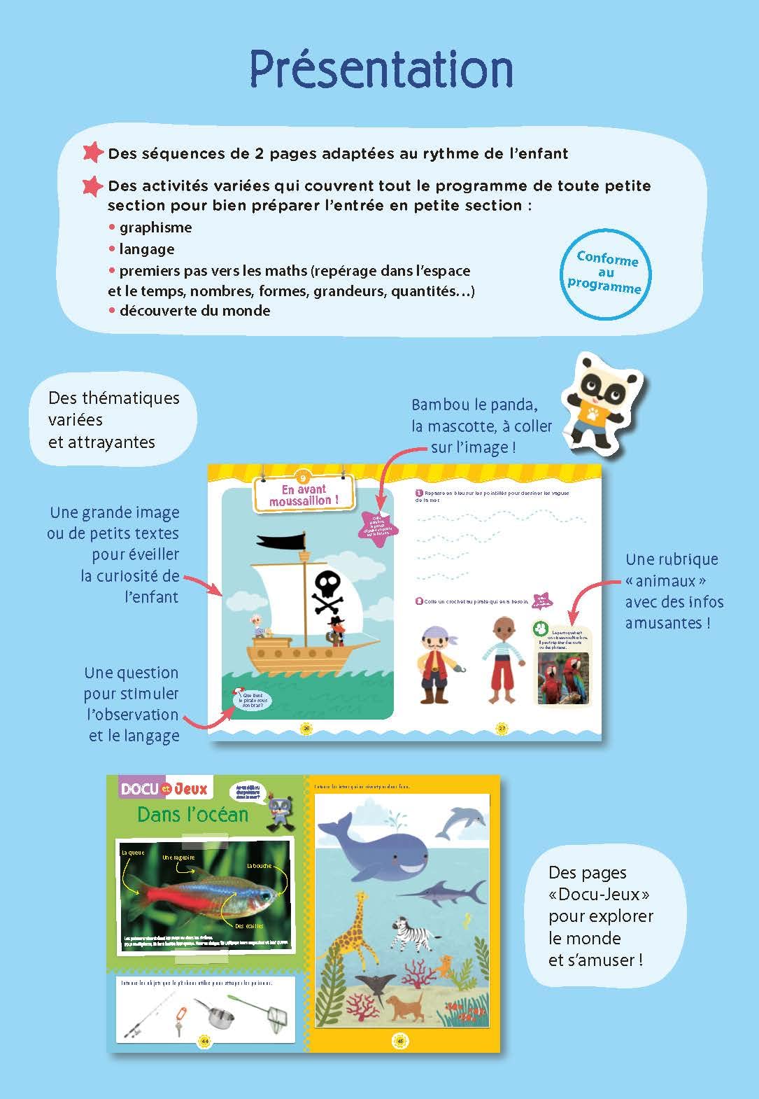 Cahier de vacances 2025, J'entre en petite section 2-3 ans: Magnard, l’inventeur du cahier de vacances