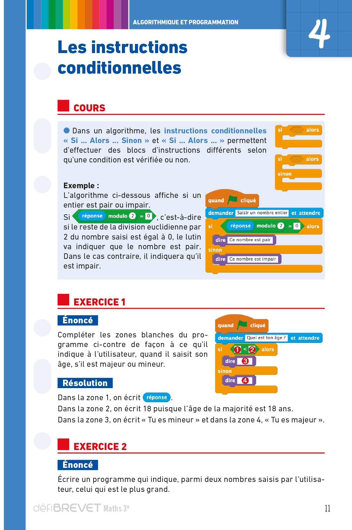 Defibrevet - fiches de révision - maths 3e