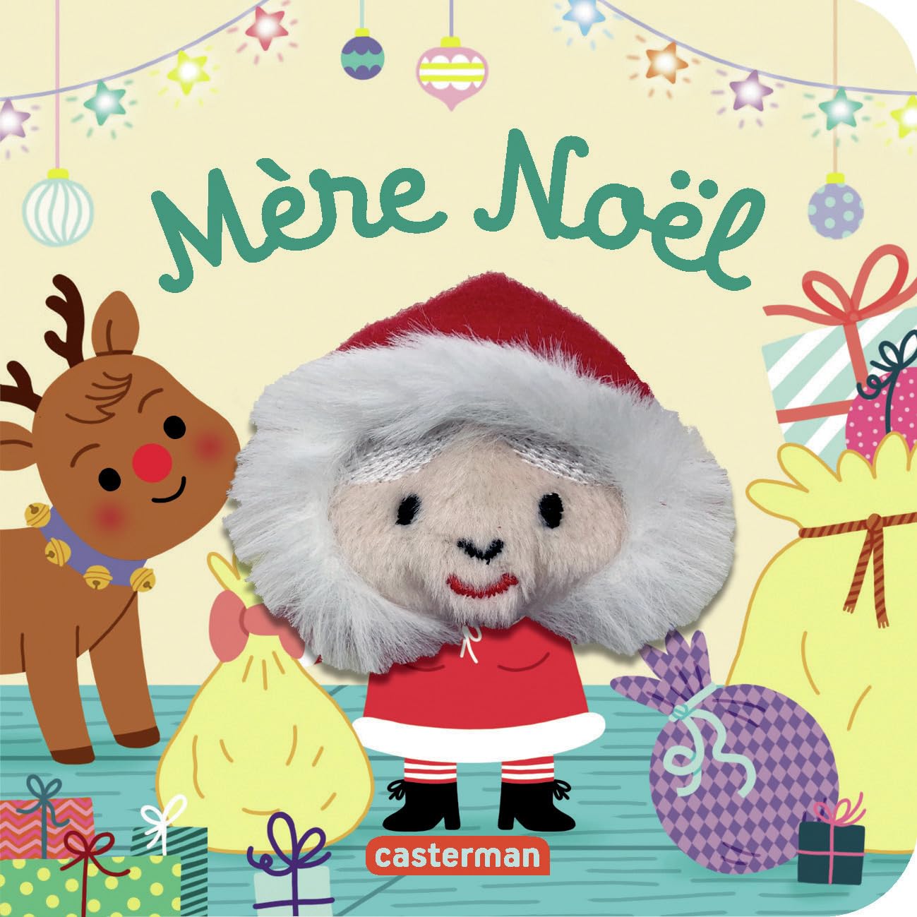 Mère Noël: Livre marionnette pour bébé - dès 3 mois