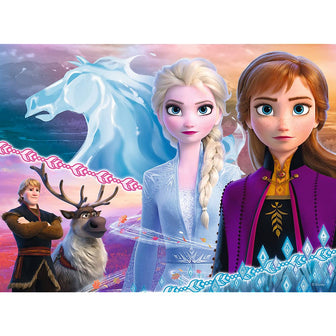 Trefl- Disney Frozen 30 Pièces pour Enfants à partir de 3 Ans Puzzle, 18253, Courage des Sœurs Disney la Reine des Neiges 2