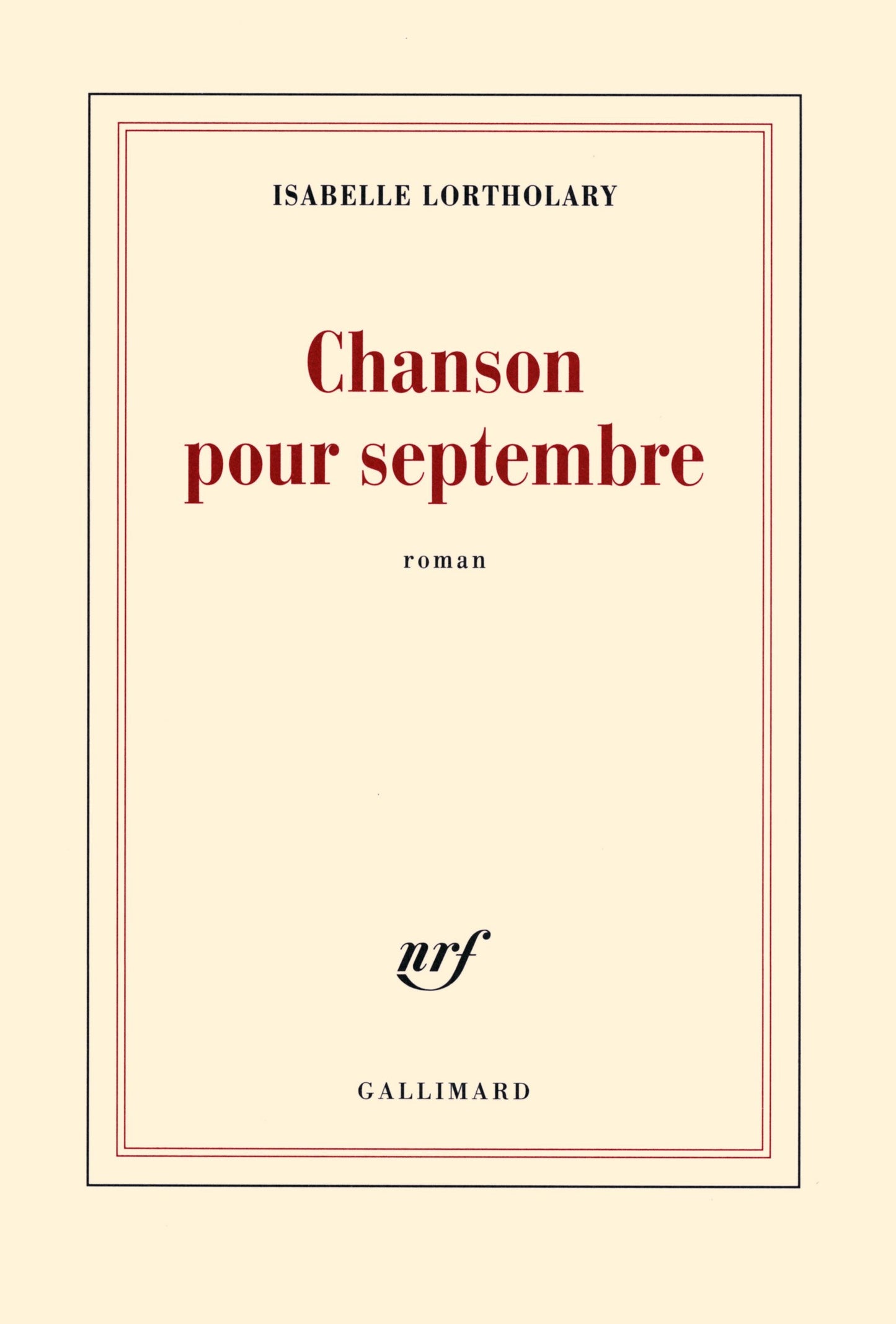 Chanson pour septembre