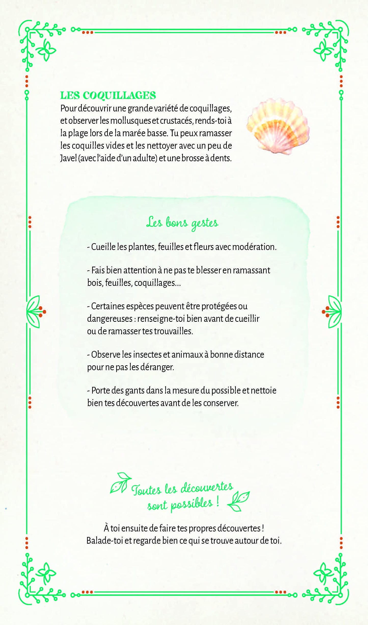 Mon carnet découvertes nature