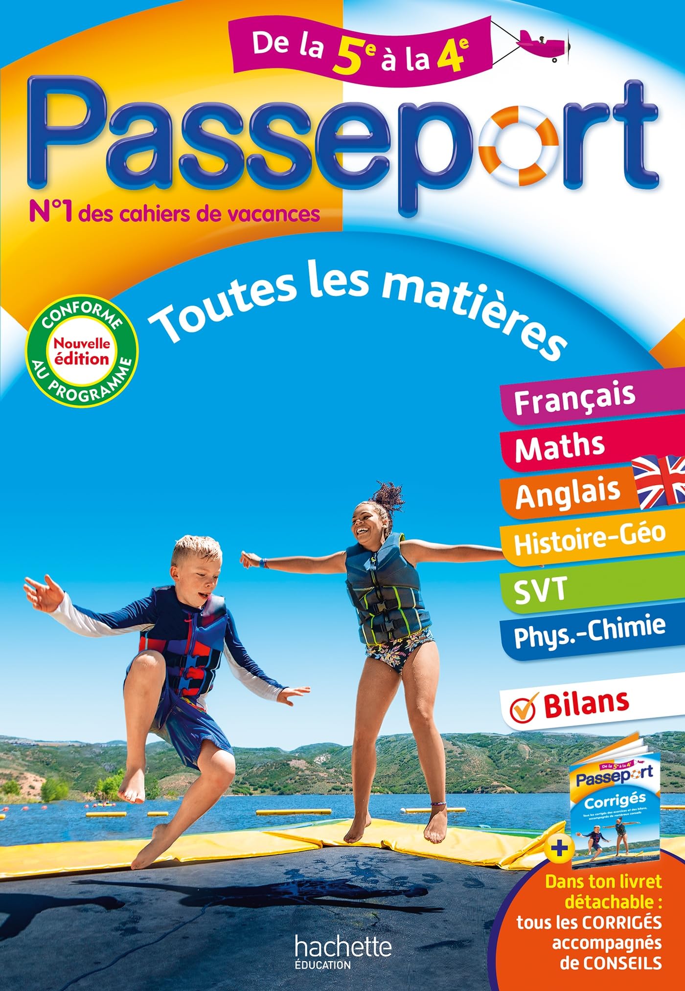 Passeport - Toutes les matières - De la 5e à la 4e - Cahier de vacances 2025