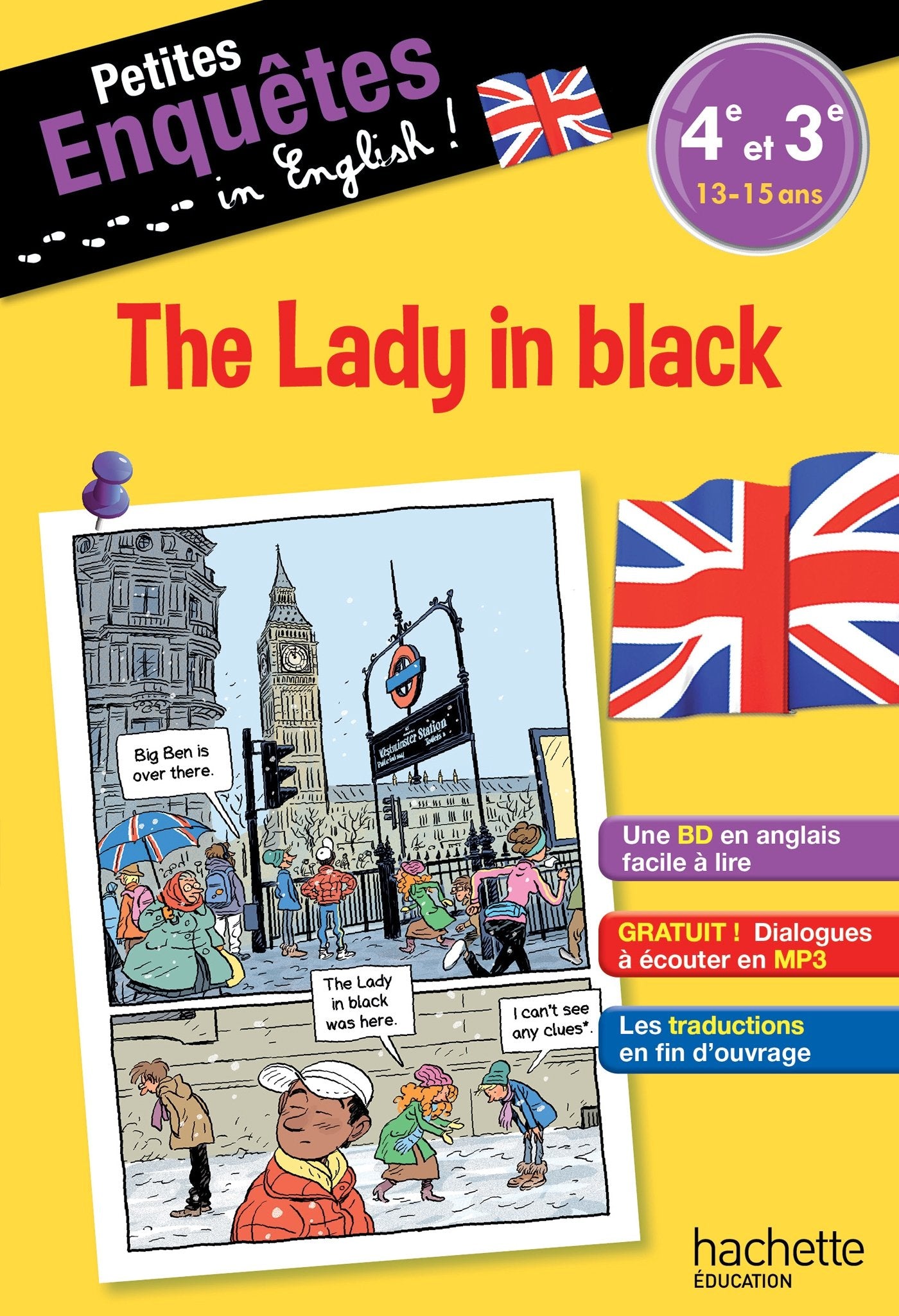 Anglais 4e-3e The Lady in black - Cahier de vacances