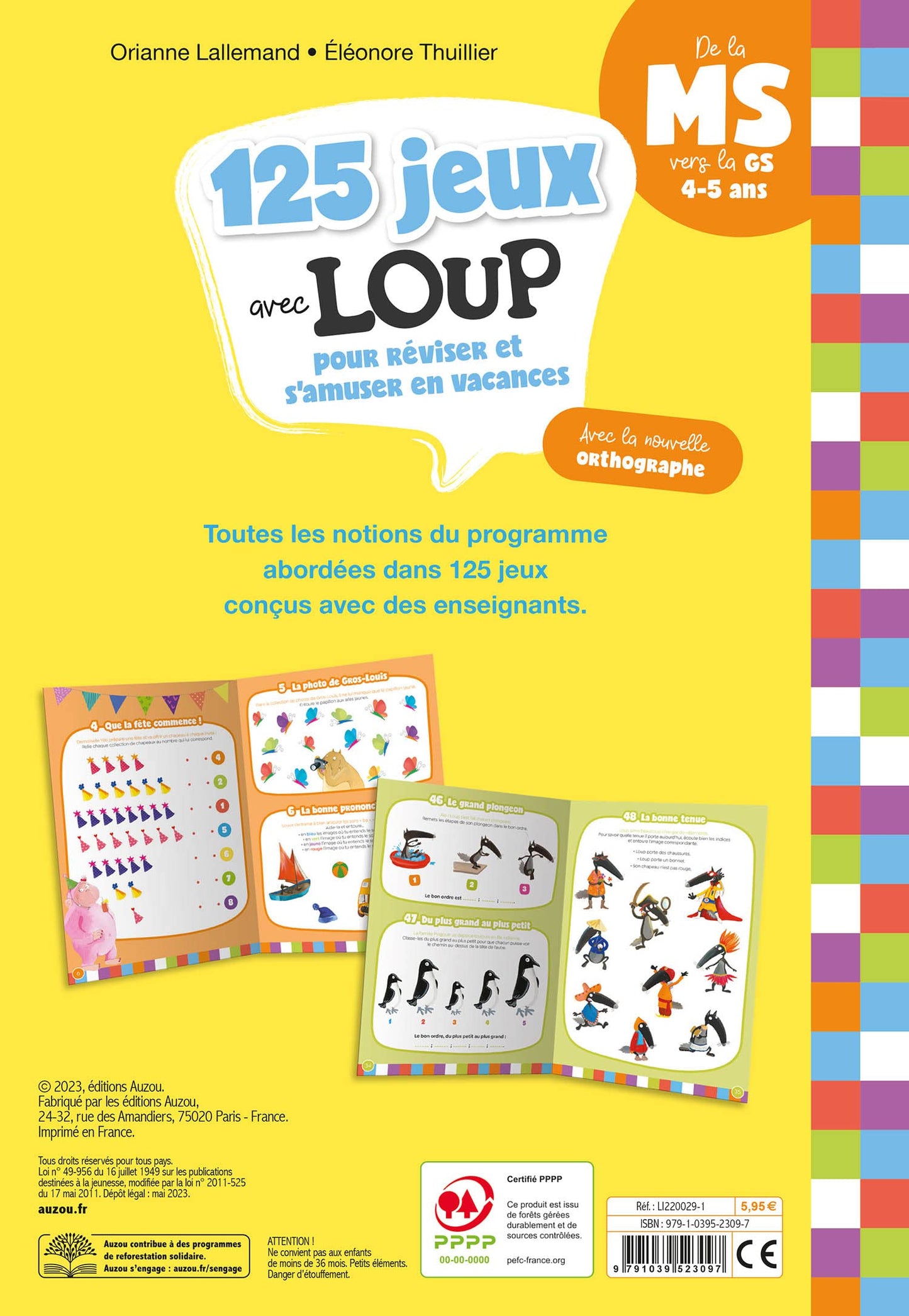 125 JEUX AVEC LOUP - MS A GS