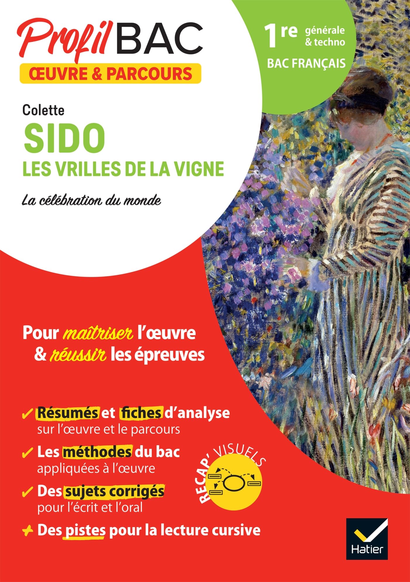 Profil - Colette, Sido, Les Vrilles de la vigne (oeuvre au programme Bac de français 2026): analyse de l'oeuvre et du parcours au programme (1re générale & techno)