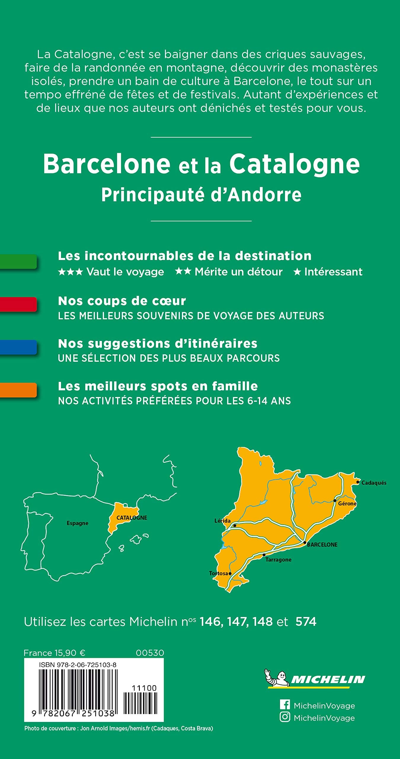 Guide Vert Barcelone et la Catalogne