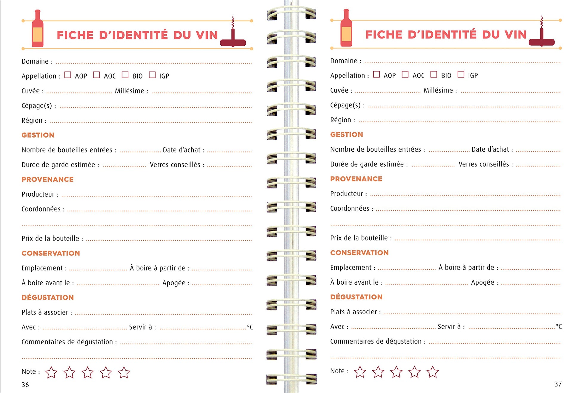 Carnet de cave Mémoniak