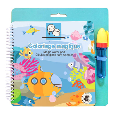 Carnet coloriages Magiques sous la mer avec Stylo