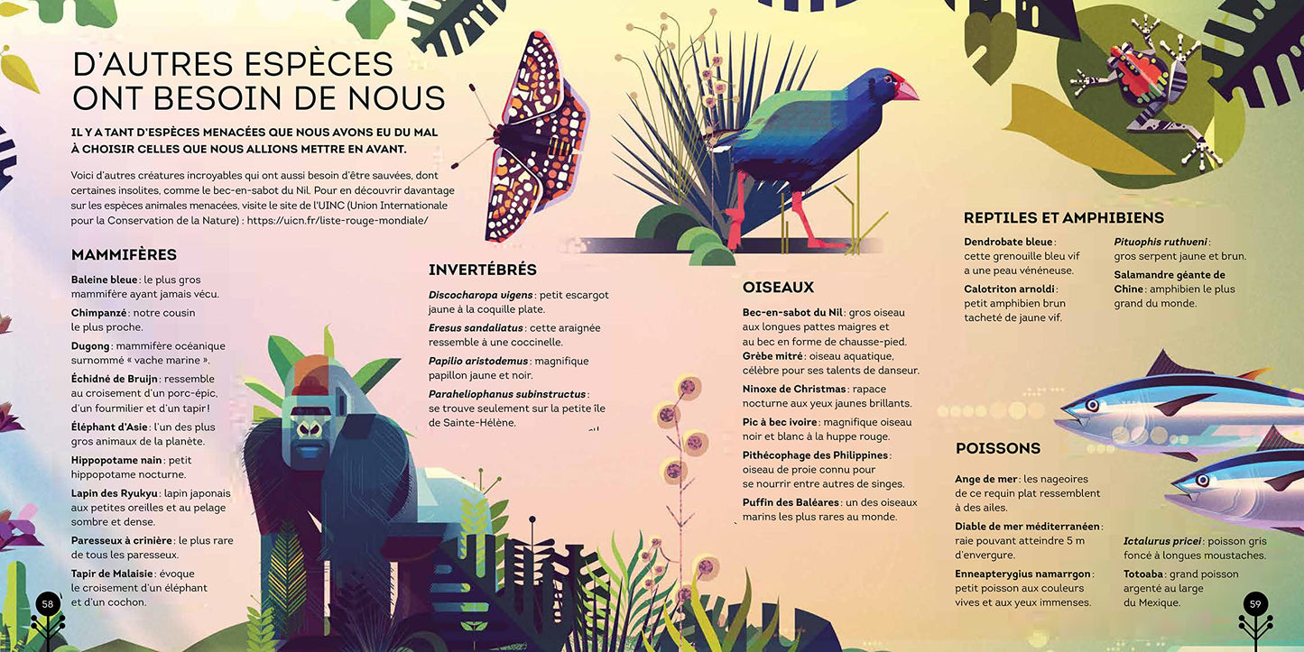 CES INCROYABLES ESPÈCES MENACÉES