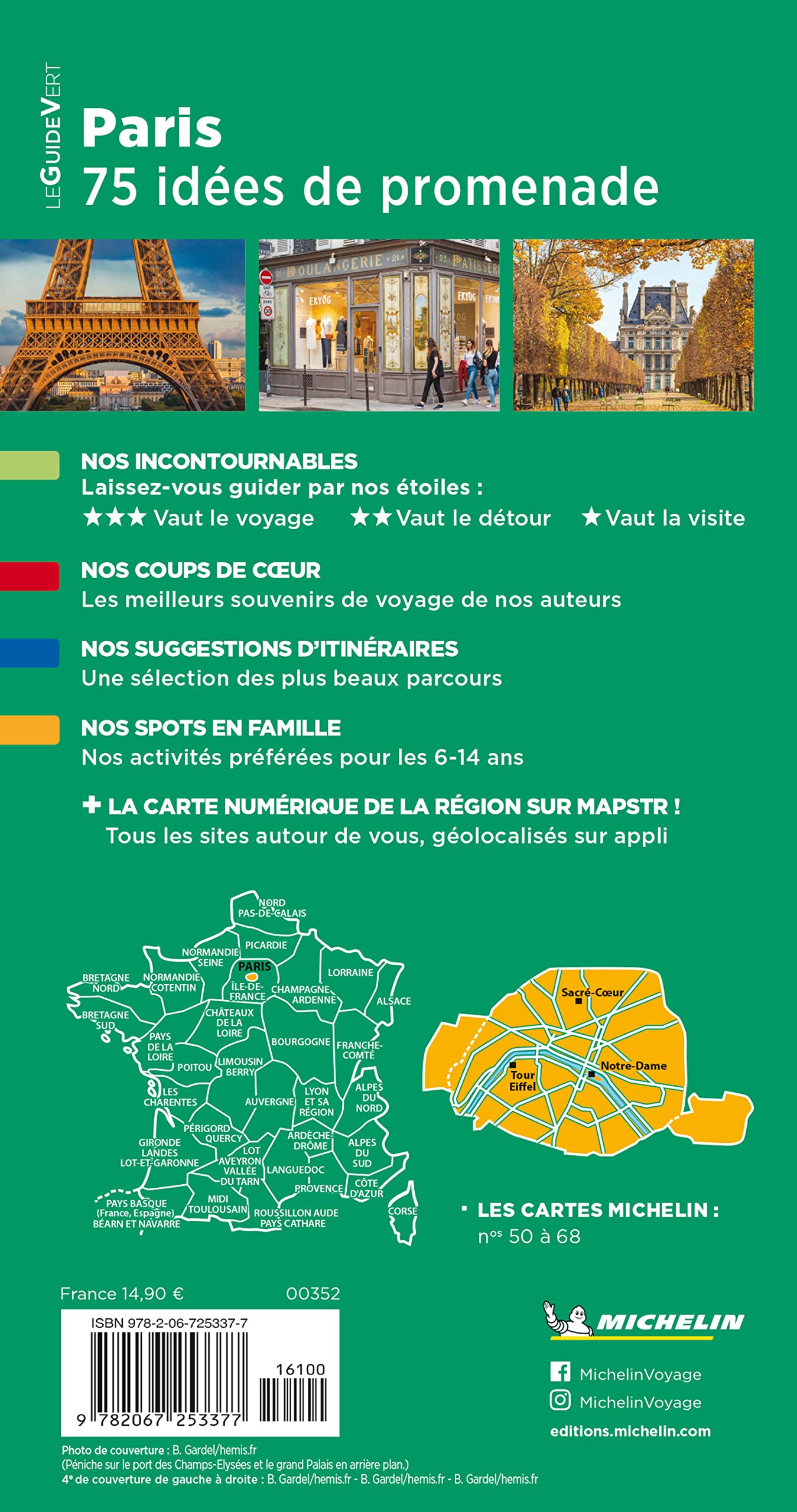 Guide Vert Paris: 75 idées de promenade