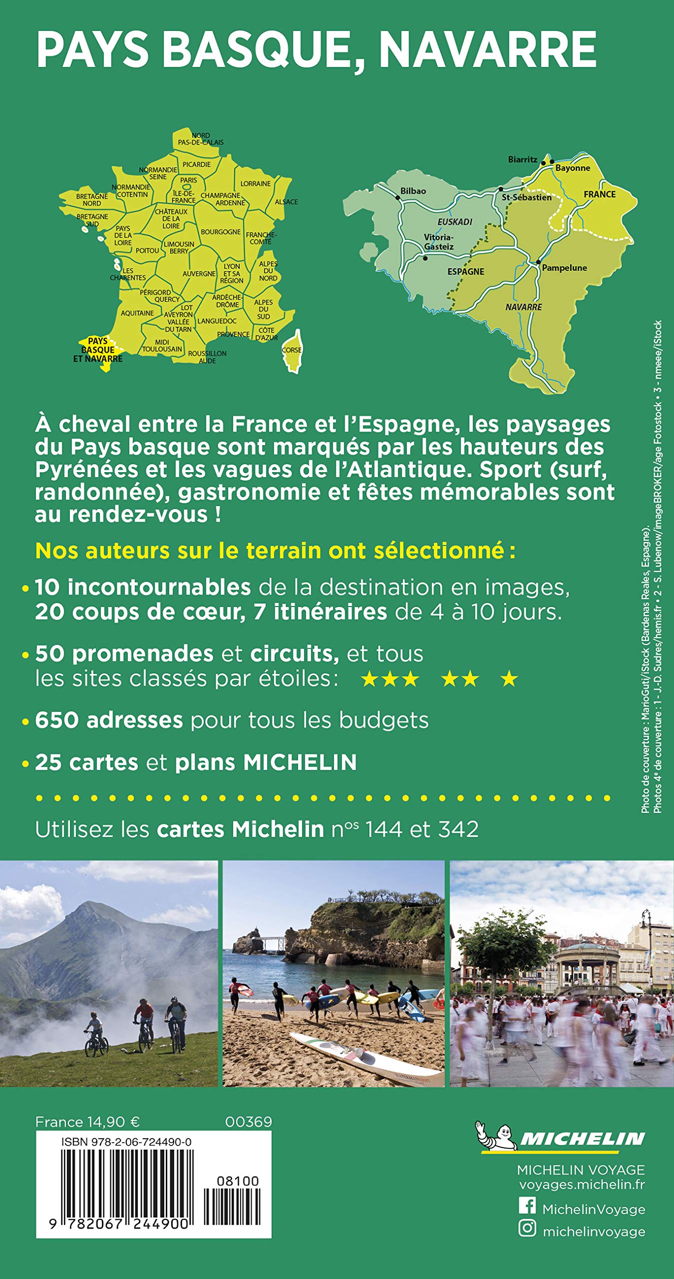Guide Vert Pays Basque (France, Espagne) et Navarre
