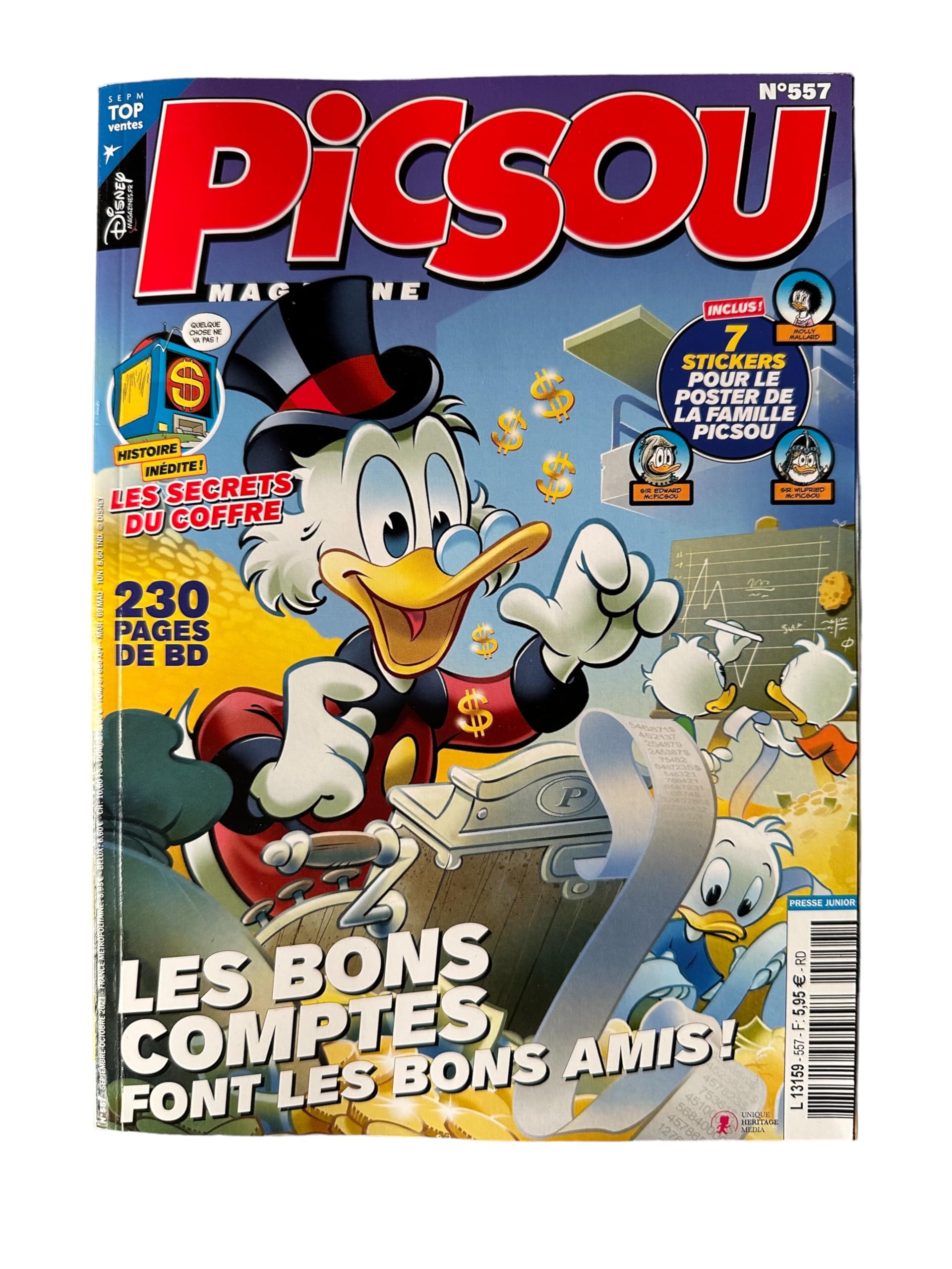 Picsou Magasine Numéro 557 : Les bons comptes font les bons amis!