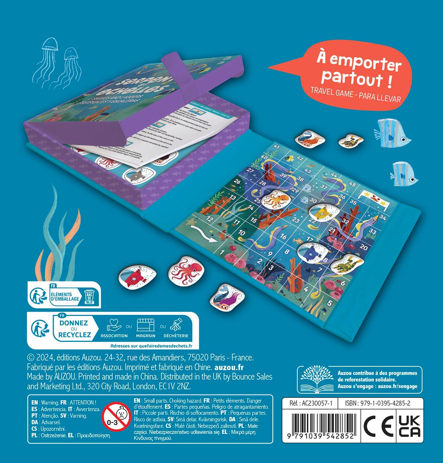 JEU MAGNETIQUE - SERPENTS ET ECHELLES