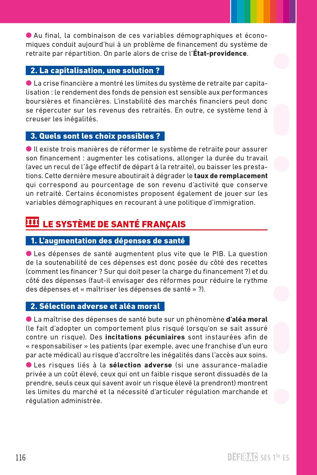 DéfiBac - Fiches de révision SES Terminale ES + OFFERT : vos fiches sur votre mobile