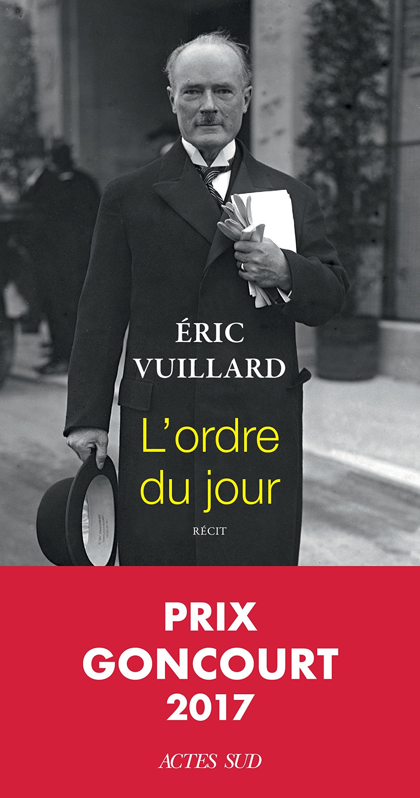 L'ordre du jour - Prix Goncourt 2017