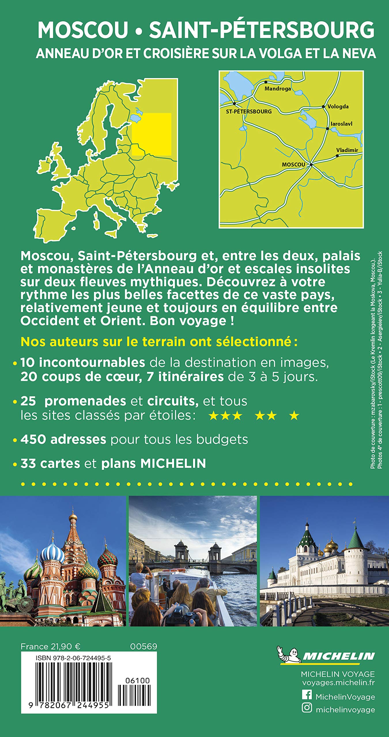 Guide Vert Moscou, Saint-Pétersbourg