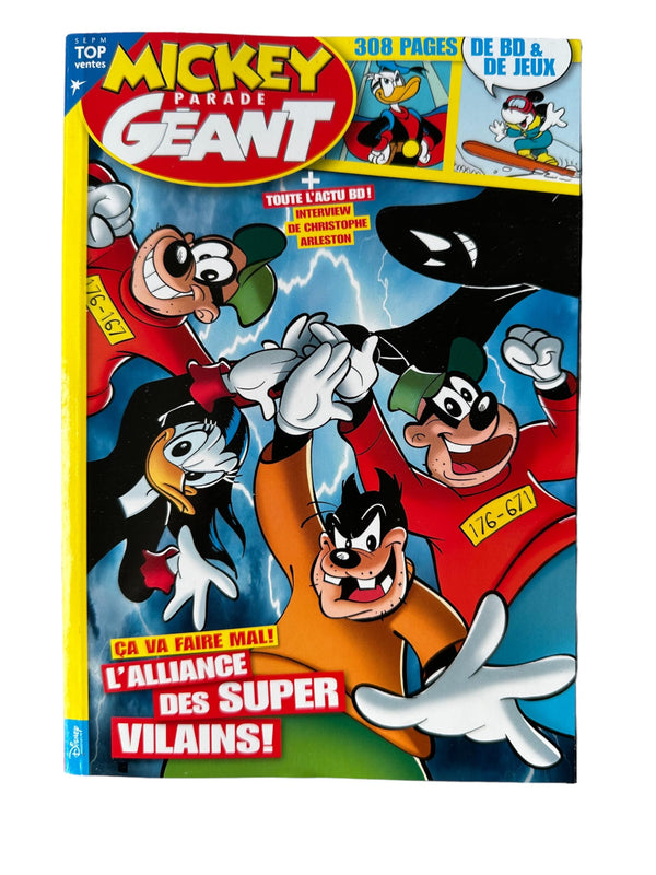 Mickey Parade Géant Numéro 381 : Ça va faire mal ! l'alliance des super vilains !