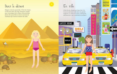 J'habille mes amies - En vacances - Dès 5 ans