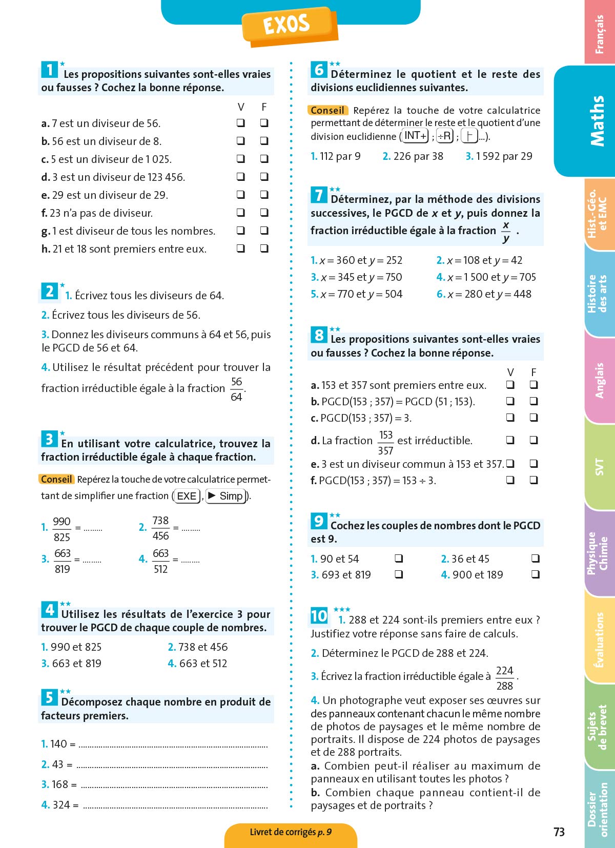 L'Année de la 3e Brevet - Tout pour Réussir - Nouveau programme 2016