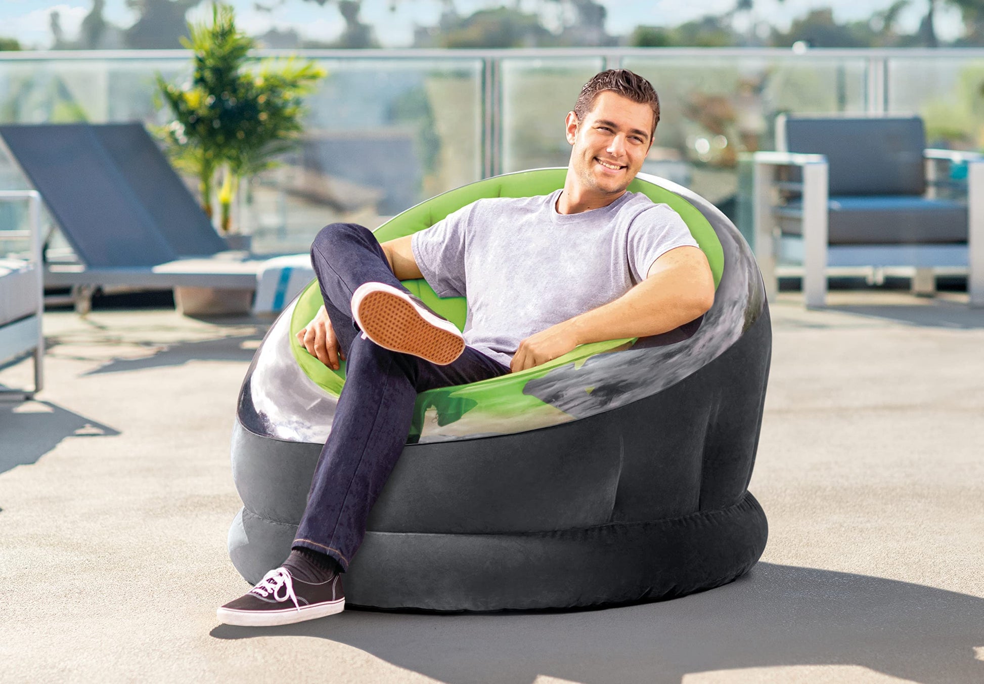 Intex - 68581NP - Fauteuil onyx - coloris vert