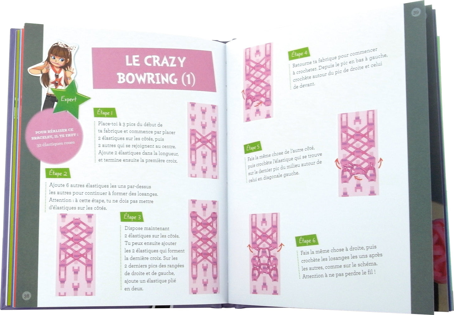 Cra-Z-Loom - Kkczlbook - Kit De Loisirs Créatifs - Guide De Création