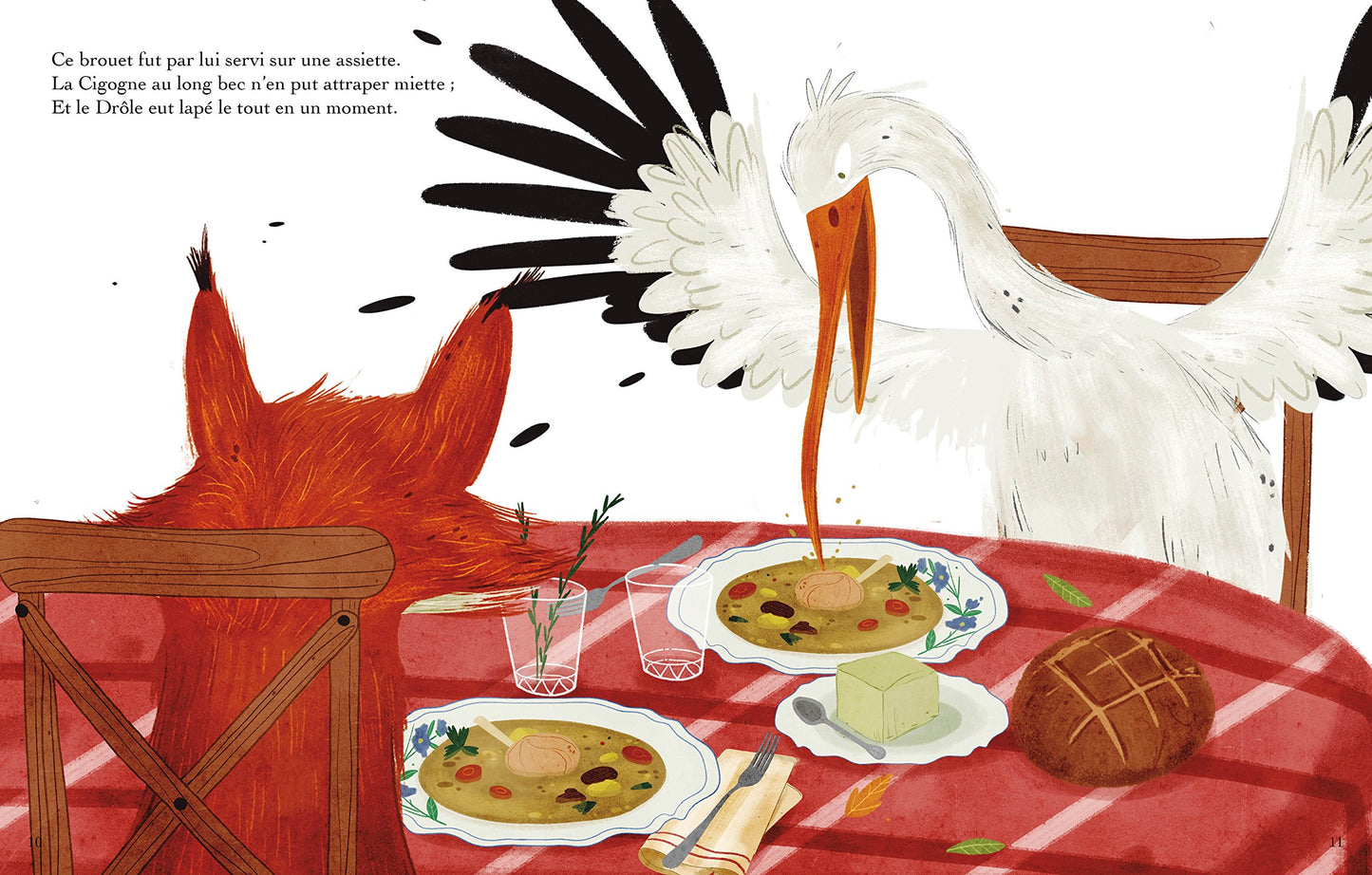 Mes p'tits classiques - le Renard et la Cigogne