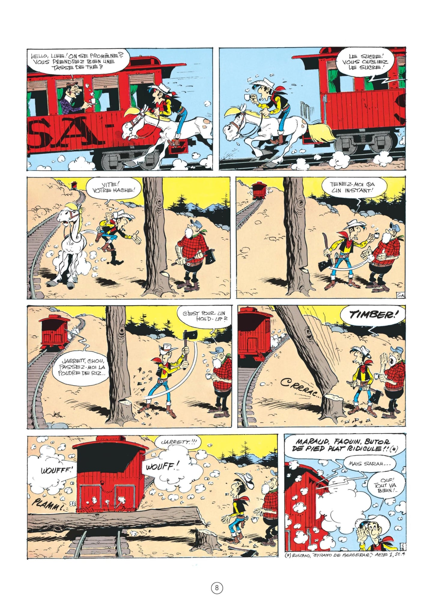 Lucky Luke - Tome 19 - Sarah Bernhardt