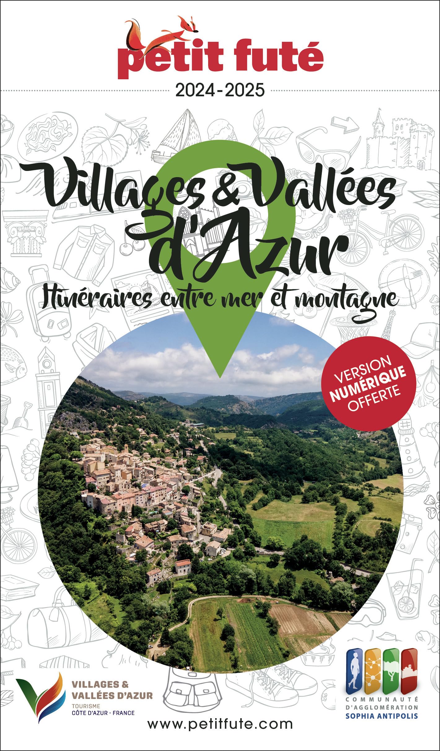 Guide Villages & Vallées D'azur 2025 Petit Futé (2025)