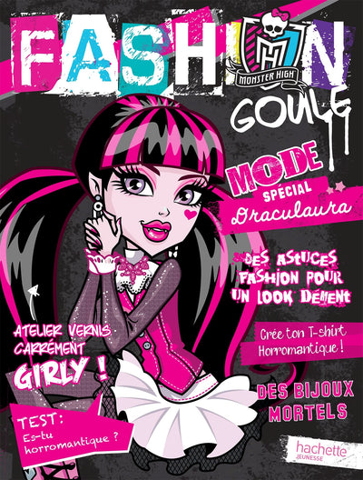 Monster High Fashion Goule Draculaura: Avec un vernis à ongles
