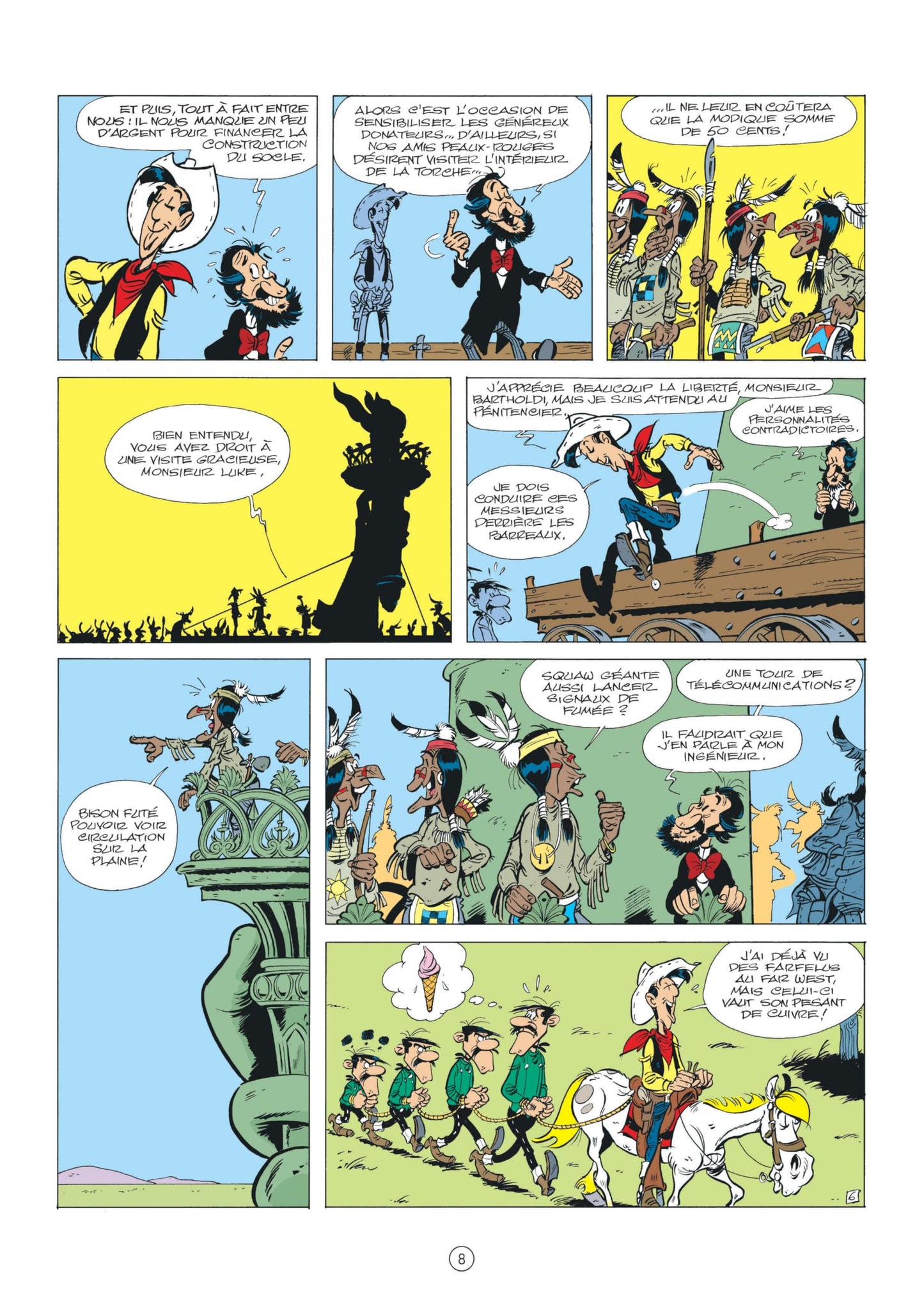 Les Aventures de Lucky Luke d'après Morris - Tome 8 - Un cow-boy à Paris