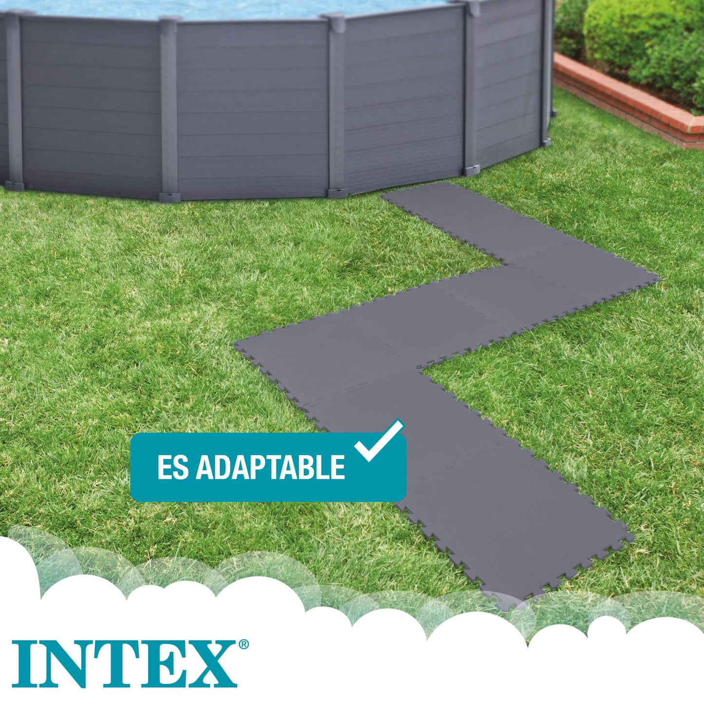 Intex - 29084 - Dalles De Protection Mousse