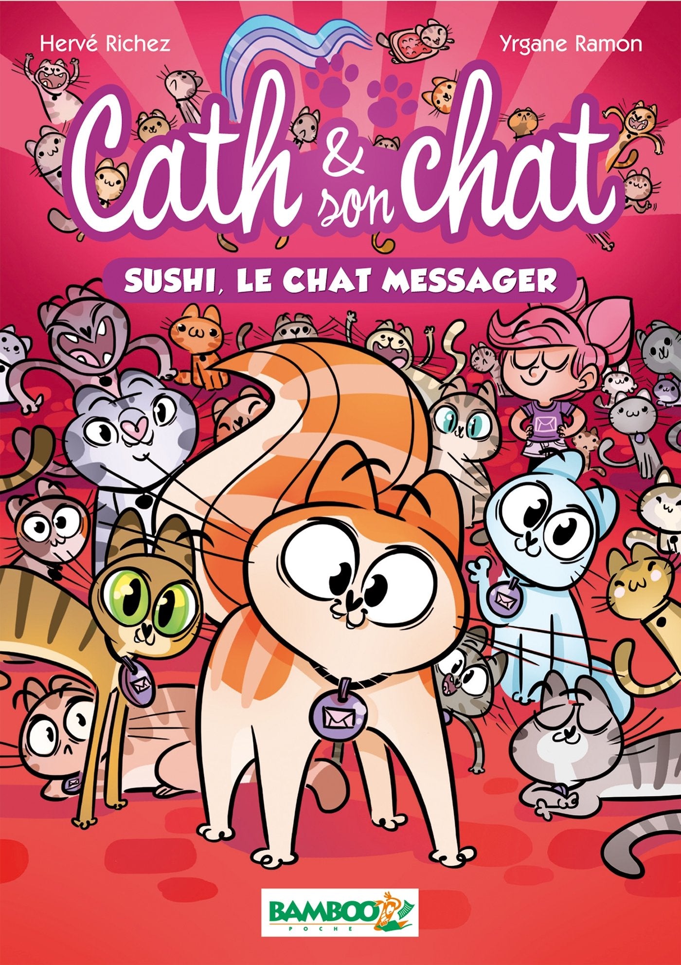 Cath et son chat - Poche - tome 02: Sushi, le chat messager