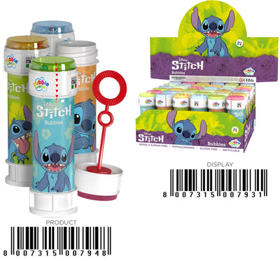 36 BULLES DE SAVON STITCH 60ML - MODELES ASSORTIS