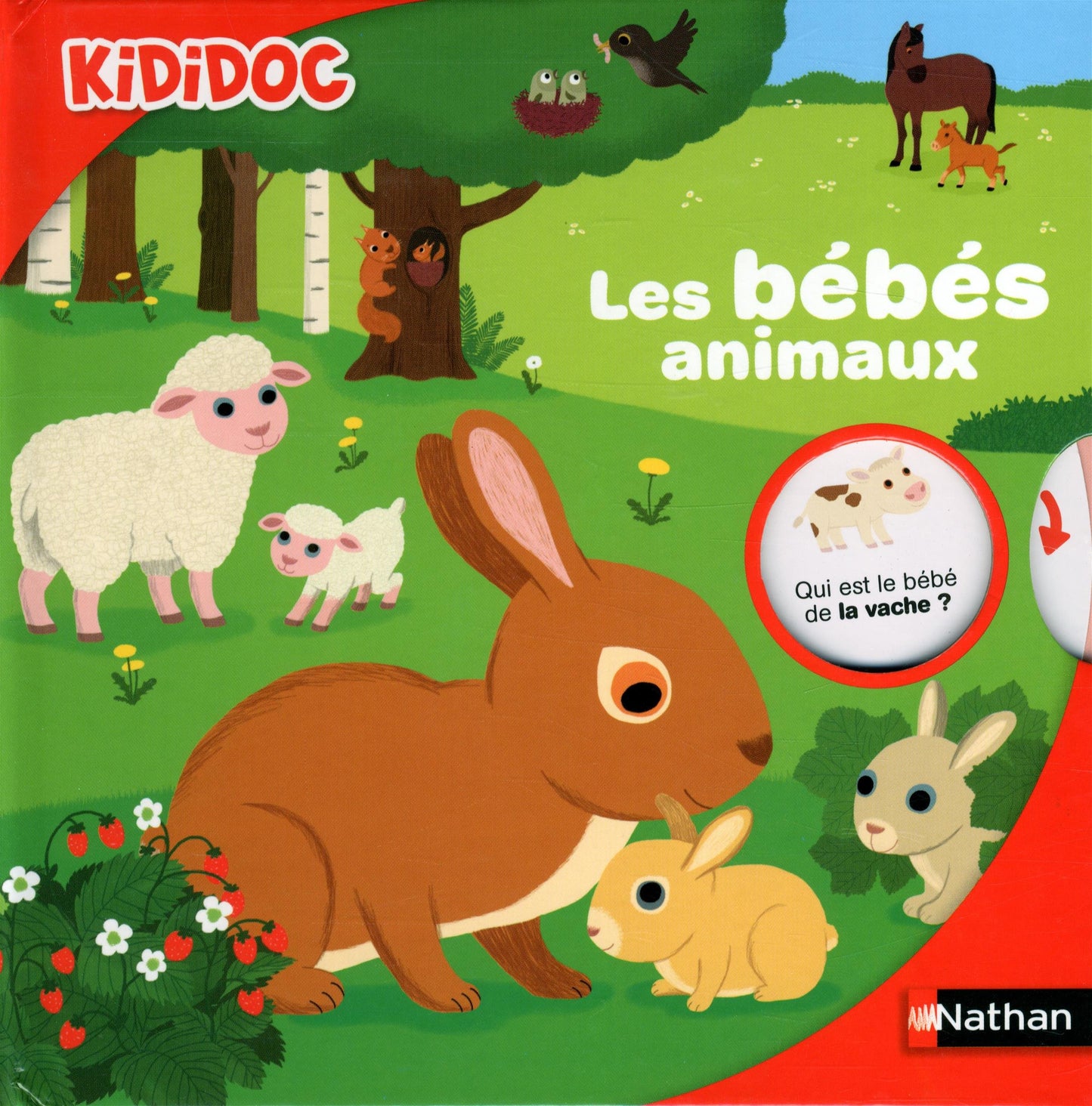 Les bébés animaux - Livre animé Kididoc - Dès 4 ans