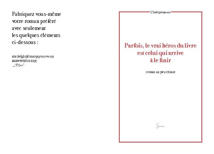 T'as pas l'impression de prendre toute la couverture ?: Poésies visuelles et jeux de (mauvais) caractères