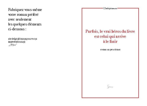 T'as pas l'impression de prendre toute la couverture ?: Poésies visuelles et jeux de (mauvais) caractères