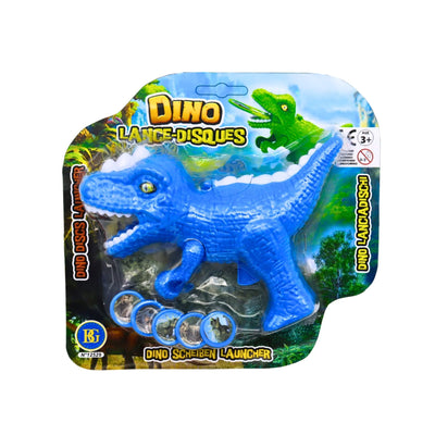 DINOSAURE LANCE DISQUE - 18CM 1 Couleur Aléatoire