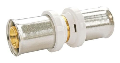 SOMATHERM FOR YOU, Manchon égal à sertir pour tube multicouche Ø20 - Raccordement facile et rapide, compatible avec profils U, H, TH - Conforme norme NF 545, étanchéité garantie