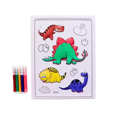 4 ALBUMS A COLORIER 3D 25X19.5CM MODELES ASSORTIS