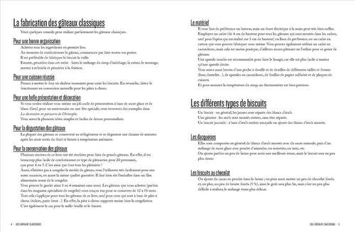 Les Gâteaux classiques