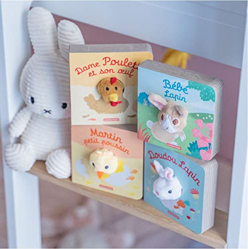 Dame Poulette et son oeuf: Livre marionnette pour bébé - dès 3 mois