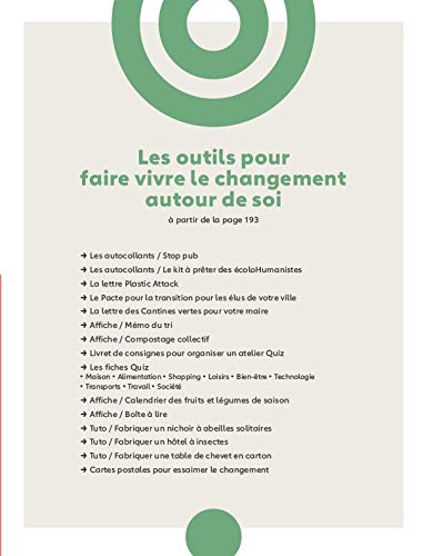 Ca va changer avec vous ! Il est temps d'être écolos et fiers de l'être - 365 actions pour avancer, 50 pages d'outils outils détachables pour agir ensemble