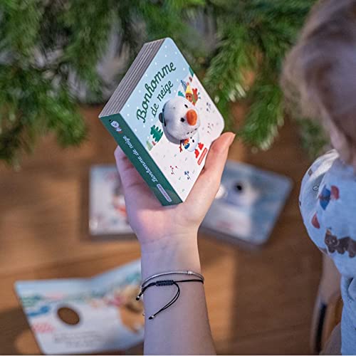 Bonhomme de neige: Livre marionnette pour bébé - dès 3 mois